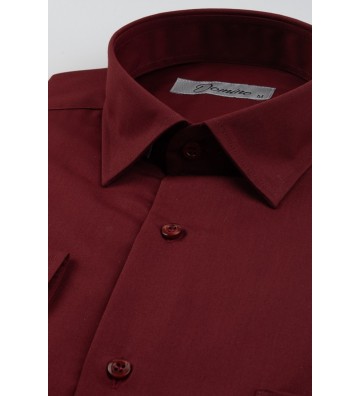 POLIGIANNI-DOMINO Υποκάμισο Plus Size 22502Β-33 ΜΠΟΡΝΤΟ