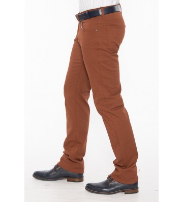 COR'S Παντελόνι Πεντάτσεπο Plus Size 1012Β ΚΕΡΑΜΙΔΙ