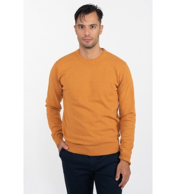 MARCUS Πλεκτό Λαιμόκοψη 21200158 ΜΟΥΣΤΑΡΔΙ