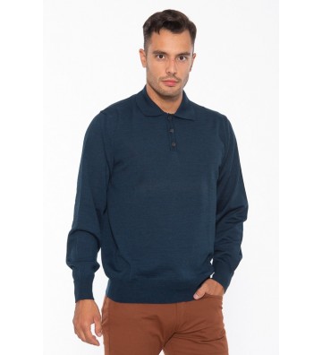 UOMO COROVESIS Πλεκτό MS903A ΙΝΤΙΓΚΟ(ΡΑΦ)